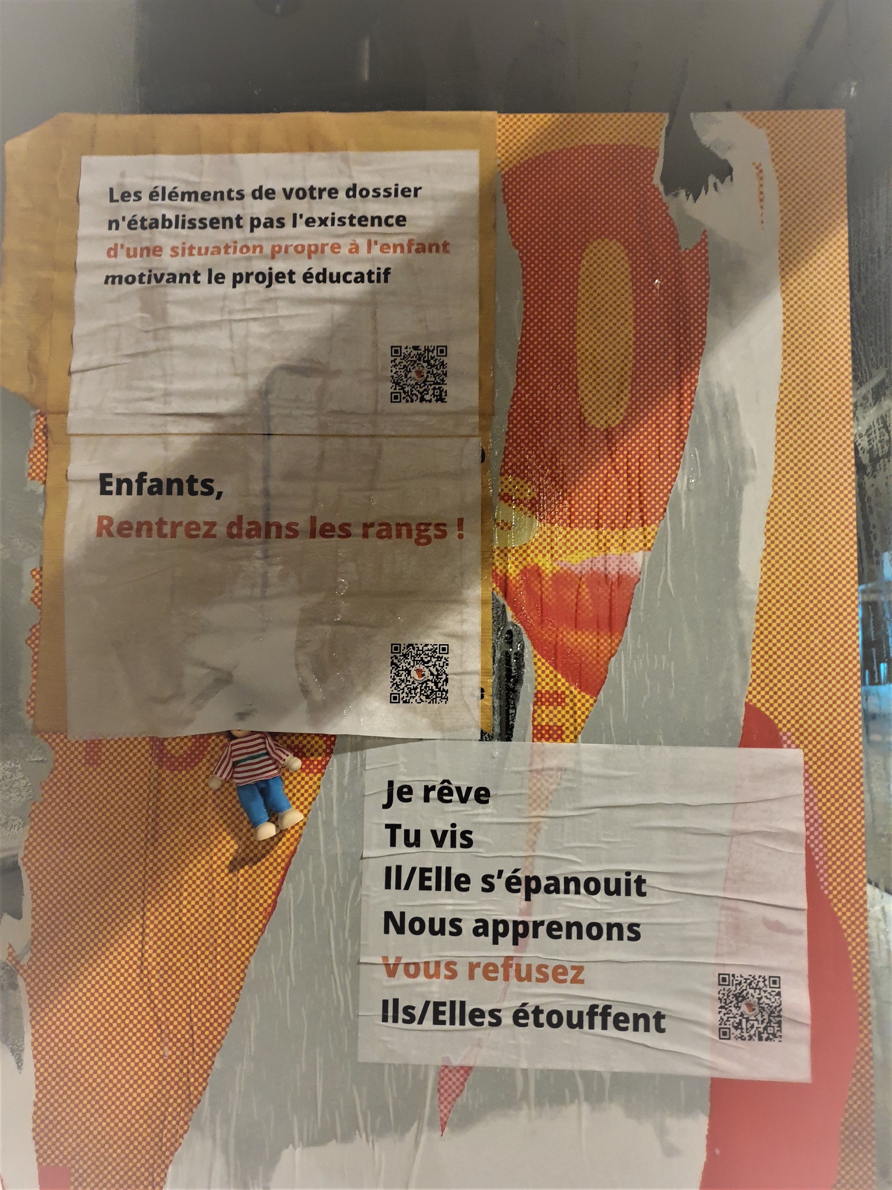Une affiche NonSco’llectif à Cahors